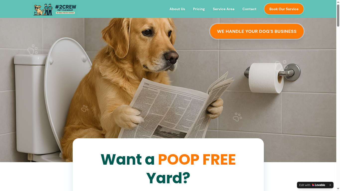 Clean Paws Co website preview