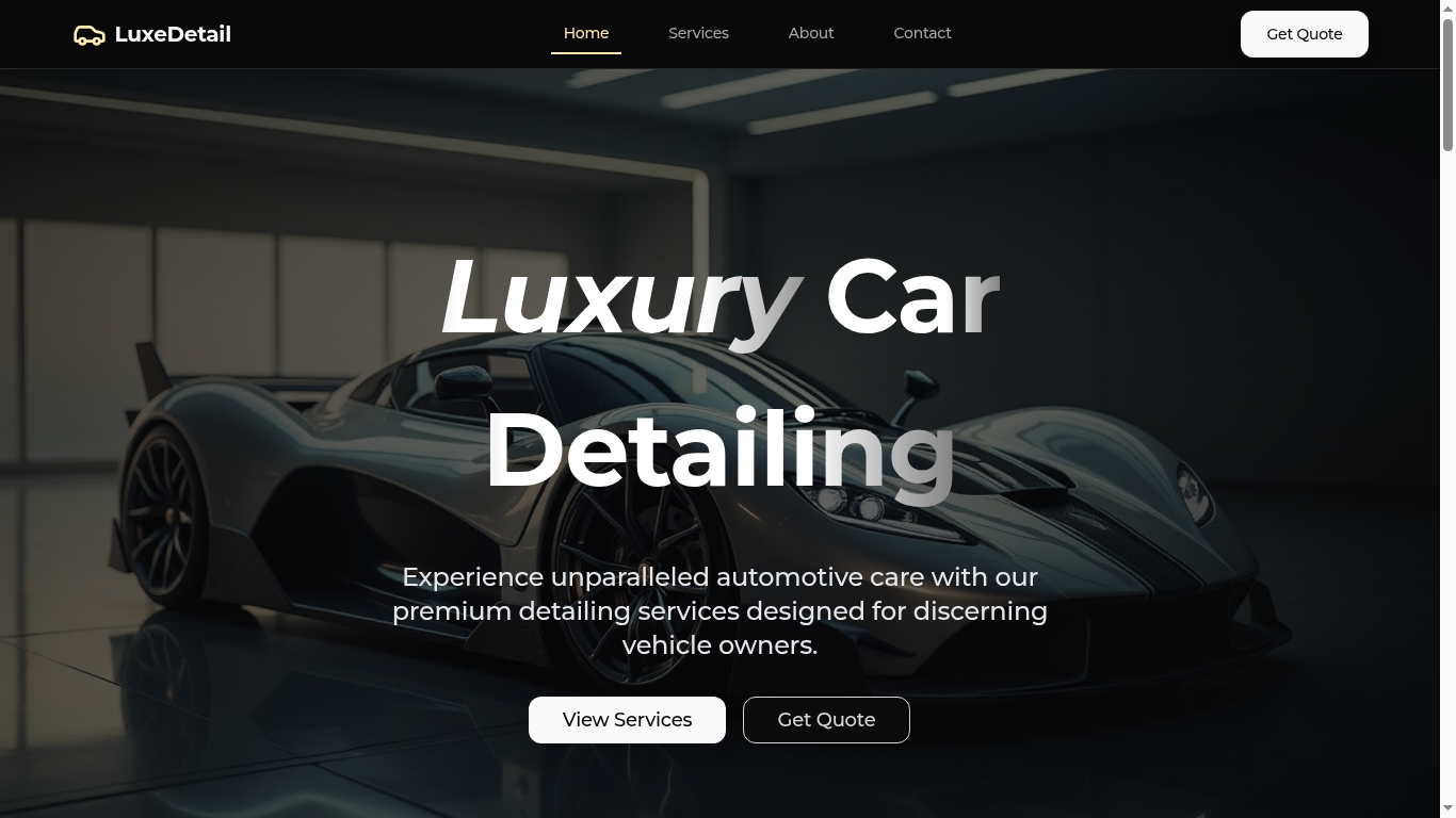 Detail Elite website preview
